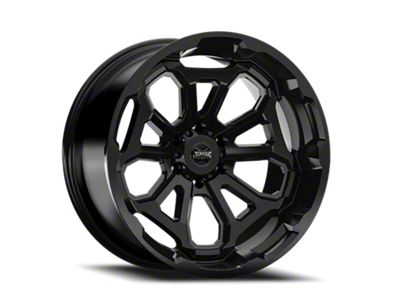 Torque Wheels TW404C Overdrive Satin Black Wheel; 22x10; -18mm Offset (07-18 Jeep Wrangler JK)