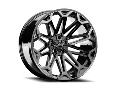 Torque Wheels TW406C Xcelerate Gloss Black Wheel; 22x10; -18mm Offset (07-18 Jeep Wrangler JK)