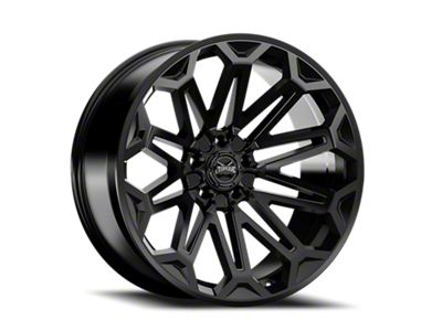 Torque Wheels TW406C Xcelerate Satin Black Wheel; 22x10; -18mm Offset (07-18 Jeep Wrangler JK)