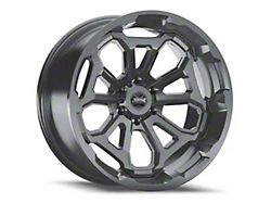 Torque Wheels TW404C Overdrive Satin Gunmetal Wheel; 20x10; -18mm Offset (18-25 Jeep Wrangler JL)