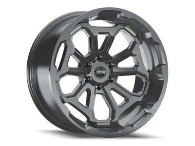 Torque Wheels TW404C Overdrive Satin Gunmetal Wheel; 20x10; -18mm Offset (18-26 Jeep Wrangler JL)