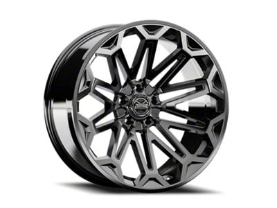 Torque Wheels TW406C Xcelerate Gloss Black Wheel; 22x10; -18mm Offset (18-25 Jeep Wrangler JL)