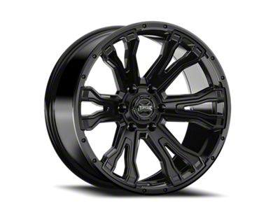 Torque Wheels TW407C Prime Satin Black 6-Lug Wheel; 20x9; -12mm Offset (17-24 Titan)