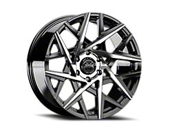 Torque Wheels TW424C Summit Gloss Black Machined 6-Lug Wheel; 20x9; -12mm Offset (17-24 Titan)