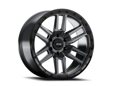 Torque Wheels TW411C Pritchett Anthracite with Black Lip 6-Lug Wheel; 18x9; -12mm Offset (16-24 Titan XD)