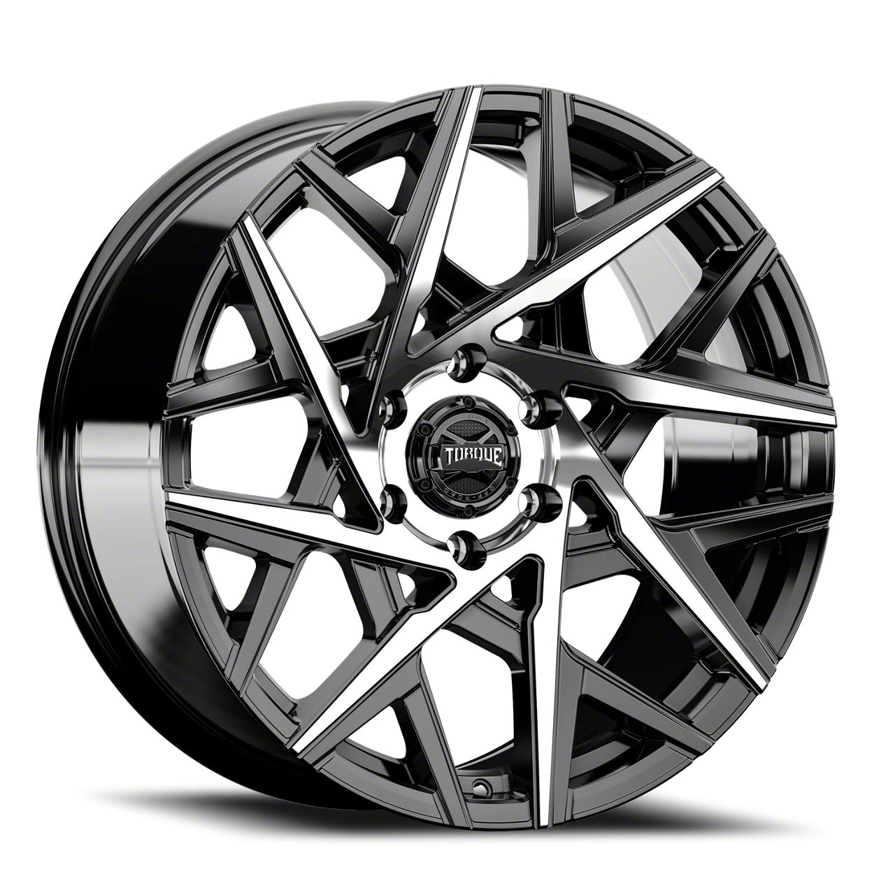 KMC Titan XD IMS Gloss Silver with Machined Face 6-Lug Wheel; 20x9