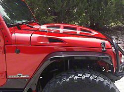 Totl Innovations Heat Expulsion Hood; Unpainted (07-18 Jeep Wrangler JK)