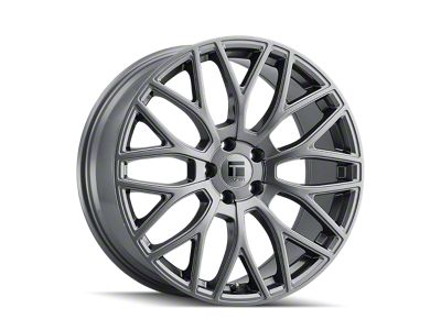 Touren TR76 Gloss Graphite 5-Lug Wheel; 18x8; 35mm Offset (21-25 Bronco Sport)