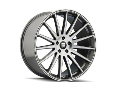 Touren TR92 Gloss Graphite Machined 5-Lug Wheel; 17x8; 35mm Offset (21-25 Bronco Sport)