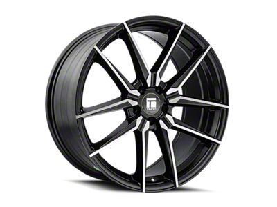 Touren TR94 Gloss Graphite Brushed with Dark 5-Lug Wheel; 18x8; 35mm Offset (21-25 Bronco Sport)