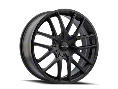 Touren TR60 Matte Black Wheel; 17x7.5; 20mm Offset (14-23 Jeep Cherokee KL)