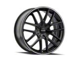 Touren TR60 Matte Black Wheel; 20x8.5; 40mm Offset (20-26 Jeep Gladiator JT)