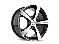 Touren TR9 Gloss Black Machined Wheel; 17x7; 42mm Offset (15-23 Jeep Renegade BU)