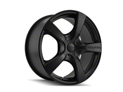 Touren TR9 Matte Black Wheel; 17x7; 42mm Offset (18-25 Jeep Wrangler JL)