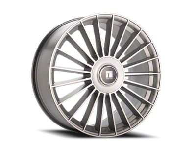 Touren TR10 Satin Silver Machined 6-Lug Wheel; 24x10; 25mm Offset (16-24 Titan XD)