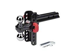 TowSmart 2-Inch Receiver X-Mount Hitch Class V Adjustable Dual Ball Mount; 5-1/2-Inch Drop; 5,000 lb. (Universal; Some Adaptation May Be Required)