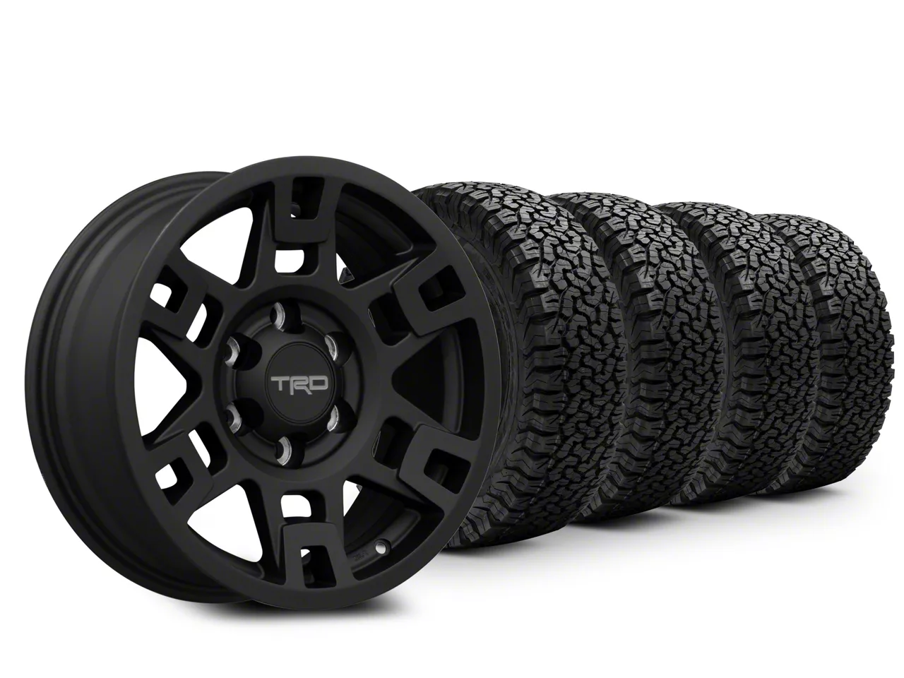 Black Rhino Toyota 4-Runner Solid Matte Black 6-Lug Wheel