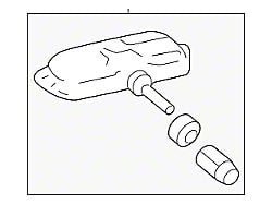 Toyota TPMS Sensor (22-24 4Runner, Excluding TRD Pro)