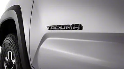 Toyota Tacoma (2016-2023) Front Emblem Cover In Charcoal - Foto 11