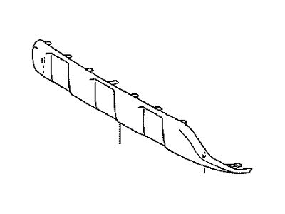 Toyota Front Lower Bumper Valance; Black (16-23 Tacoma)