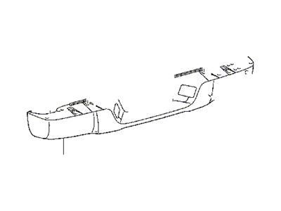 Toyota Rear Step Bumper; Chrome (07-13 Tundra)