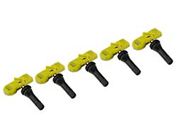 Valve Stem-Mounted TPMS Sensors with Rubber Valves; Set of Five (13-6/7/21 Jeep Wrangler JK & JL)