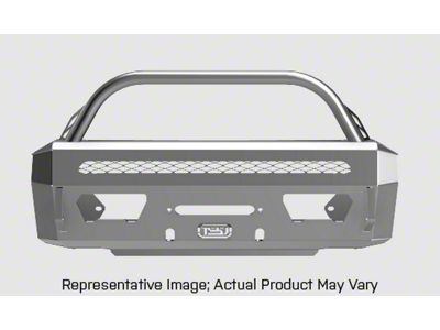 Trail Standard Offroad Incog Lo Pro Front Bumper with Bull Bar, Mesh Light Bar Insert; Raw Steel (14-24 4Runner)