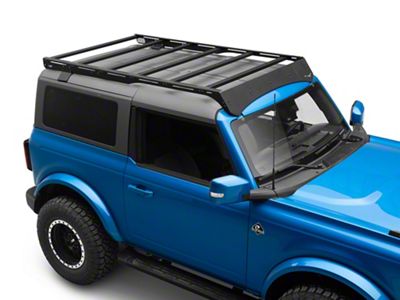 TrailRax Modular Full Roof Rack with Standard Wind Deflector (21-25 Bronco 2-Door)