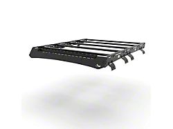 TrailRax Modular Full Roof Rack with 50-Inch Light Bar Cutout Deflector (20-25 Jeep Gladiator JT)