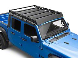 TrailRax Modular Full Roof Rack with Standard Wind Deflector (20-25 Jeep Gladiator JT)