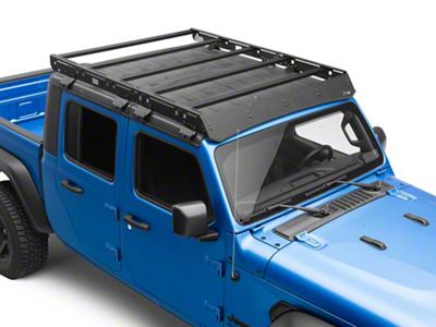 TrailRax Modular Full Roof Rack with Standard Wind Deflector (20-25 Jeep Gladiator JT)