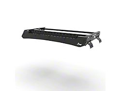 TrailRax Modular Half Roof Rack with 50-Inch Light Bar Cutout Deflector (20-25 Jeep Gladiator JT)