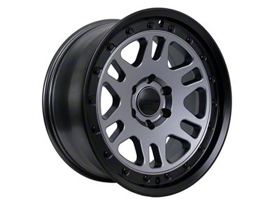 Tremor Wheels 105 Shaker Graphite Grey with Black Lip 6-Lug Wheel; 20x9; 0mm Offset (25-26 4Runner)
