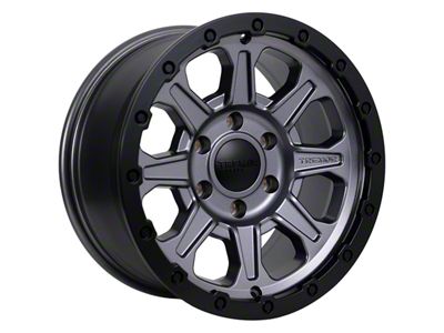 Tremor Wheels 103 Impact Graphite Grey with Black Lip 6-Lug Wheel; 20x9; 0mm Offset (22-25 Bronco Raptor)