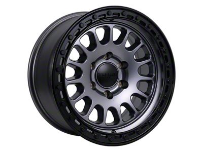 Tremor Wheels 104 Aftershock Graphite Grey with Black Lip 6-Lug Wheel; 20x9; 0mm Offset (22-25 Bronco Raptor)