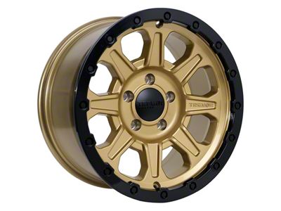 Tremor Wheels 103 Impact Gloss Gold with Gloss Black Lip Wheel; 20x9; 0mm Offset (22-25 Jeep Grand Cherokee WL)