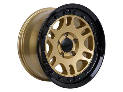 Tremor Wheels 105 Shaker Gloss Gold with Gloss Black Lip Wheel; 20x9; 0mm Offset (05-10 Jeep Grand Cherokee WK)