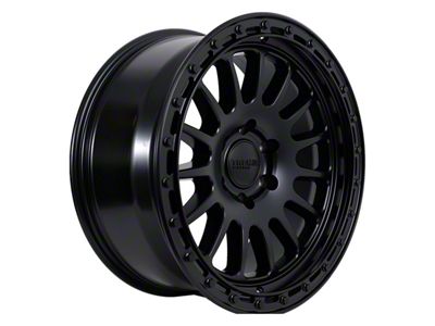 Tremor Wheels 104 Aftershock Satin Black 6-Lug Wheel; 20x9; 0mm Offset (17-24 Titan)