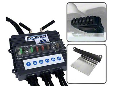 Trigger Wireless Control System 6 Shooter Wireless Accessory Controller Kit (20-25 Jeep Gladiator JT)