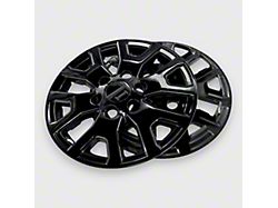 17-Inch Chrome Delete Wheel Skins; Gloss Black (24-26 Tacoma SR, SR5)