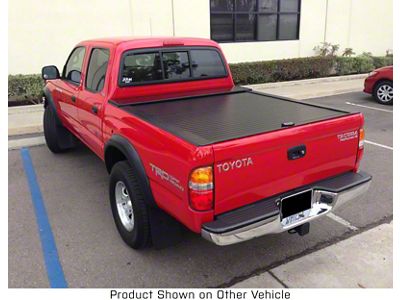 Truck Covers USA American Roll Hard Retractable Tonneau Cover; Matte Black (16-23 Tacoma)