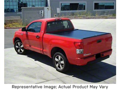 Truck Covers USA American Roll Hard Retractable Tonneau Cover; Matte Black (07-21 Tundra)