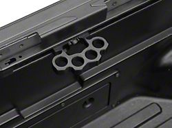 Truck Knucks Billet Aluminum Tie-Down Cleats; Black (05-25 Tacoma w/ OEM Bed Rails)