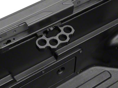 Truck Knucks Billet Aluminum Tie-Down Cleats; Black (05-25 Tacoma w/ OEM Bed Rails)