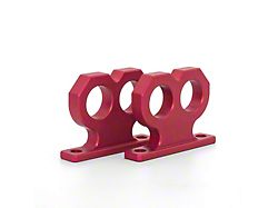 Truck Knucks Billet Aluminum Tie-Down Anchors; Red (07-26 Tundra)