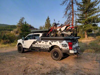 TruckBoss USA Expandable Bed Deck System; 7-Foot (16-24 Titan XD w/ 6-1/2-Foot Bed)
