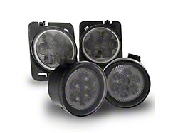 True Mods Amber LED Turn Signal and Marker Light Combo; Smoked (07-18 Jeep Wrangler JK)