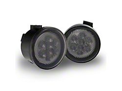 True Mods LED Turn Signal Lights with DRL; Smoked Lens (07-18 Jeep Wrangler JK)