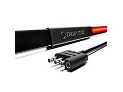 True Mods 49-Inch Tailgate LED Light Bar with Reverse Light; Smoked (Universal; Some Adaptation May Be Required)