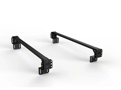 TRUKD 6.50-Inch V2 Truck Bed Rack with T-Slot Attachment; Black Bars (20-25 Jeep Gladiator JT)
